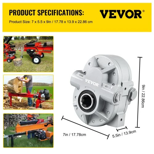 VEVOR Hidraulinis krumpliaratinis siurblys, 80,3 l/min, 540 RPM, 172,4 bar