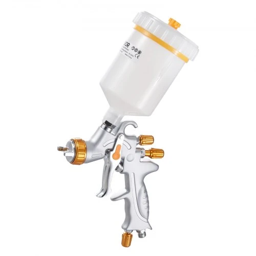 Koduva HVLP dažymo pistoletas VEVOR RF6000AG, 600 ml, su 3 purkštukais 1,3/1,4/1,7 mm