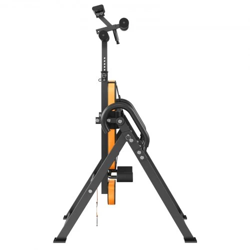 VEVOR Inversinis stalas QD002, plienas ir PU oda, oranžinis/juodas, iki 136 kg