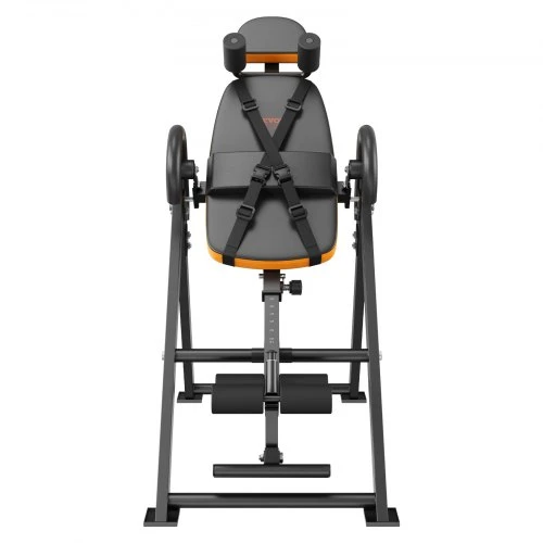 VEVOR Inversinis stalas QD002, plienas ir PU oda, oranžinis/juodas, iki 136 kg