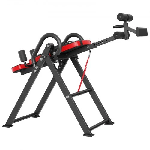 VEVOR Inversinis stalas QD003, plienas ir PU oda, raudona/juoda, iki 136 kg