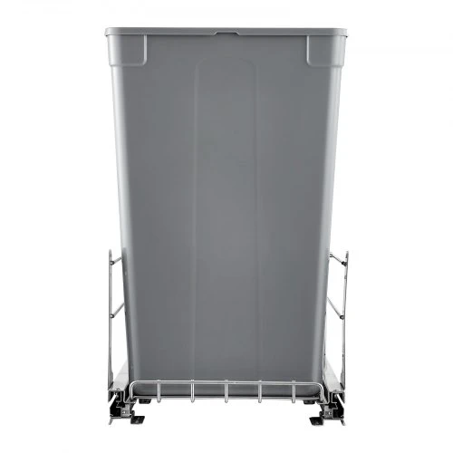 VEVOR Ištraukiama šiukšliadėžė, 2 x 47,3 l, pilka, 56 x 36 x 59 cm