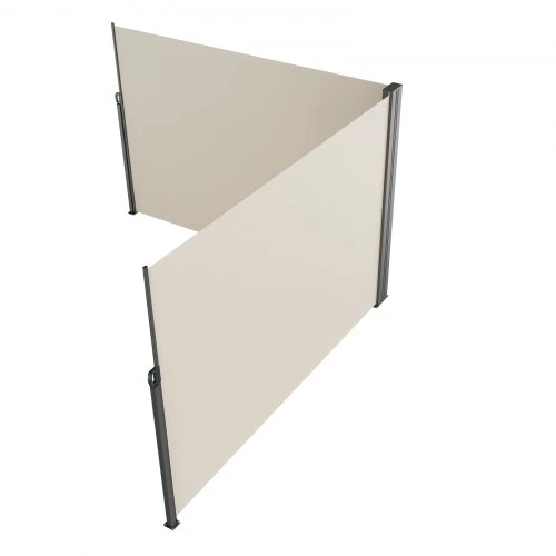 Koduva Ištraukiama šoninė markizė VEVOR, smėlio spalvos, poliesteris su PU danga, 200 x 600 cm