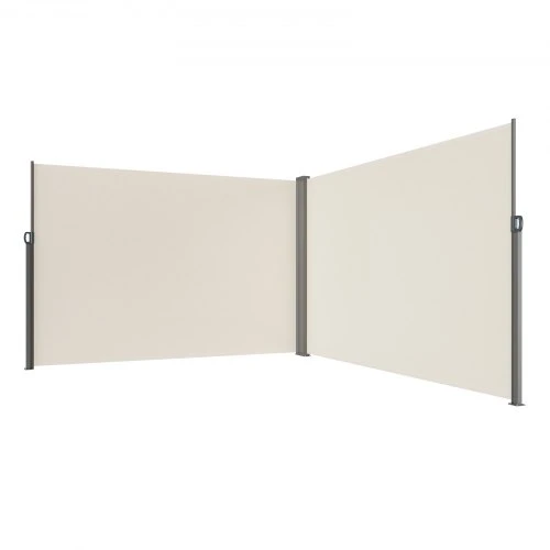 Koduva Ištraukiama šoninė markizė VEVOR, smėlio spalvos, poliesteris su PU danga, 200 x 600 cm