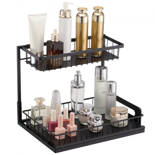 Koduva Ištraukiamas 2 aukštų spintelės organizatorius VEVOR, 27 x 36 x 28 cm