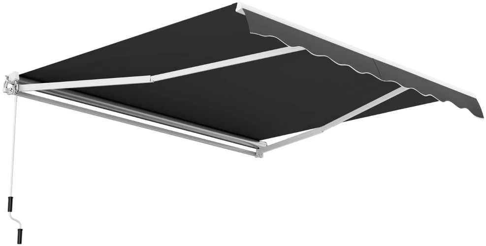 Promotion Ištraukiamas markizė su rankena, 400 x 250 cm, pilka