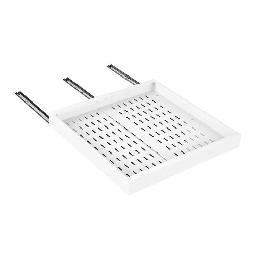 Koduva Ištraukiamas spintelės organizatorius VEVOR, 2 vnt., reguliuojamas plotis 31-48 cm, gylis 52 cm, baltas