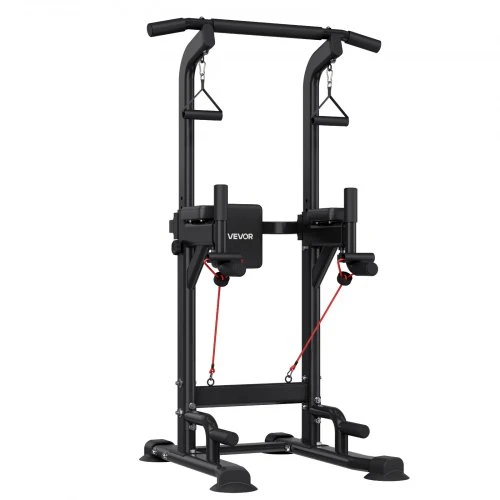 VEVOR Jėgos bokštas prisitraukimams ir atsispaudimams SJ81, iki 150 kg, 91 x 98 x 186-236 cm