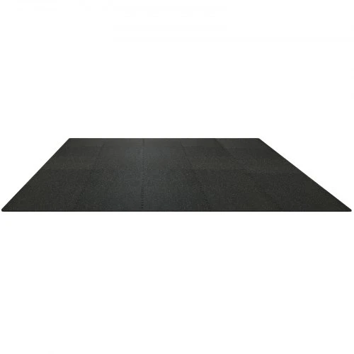 VEVOR Jungiami sporto grindų kilimėliai, 16 vnt., 31,5 x 31,5 x 1 cm, kupranugario / pilka / smėlio