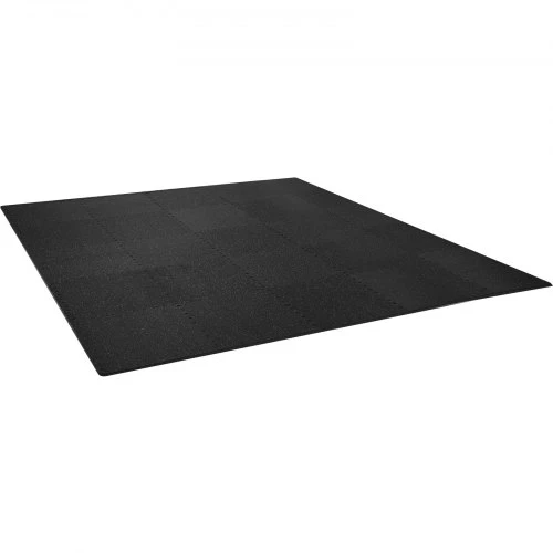 VEVOR Jungiami sporto grindų kilimėliai, 16 vnt., 31,5 x 31,5 x 1 cm, kupranugario / pilka / smėlio