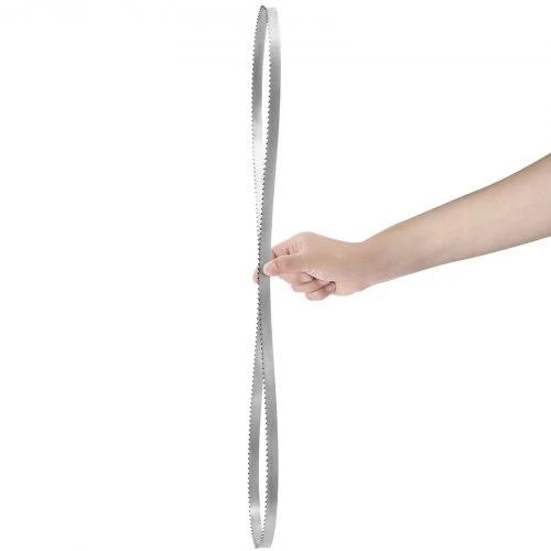VEVOR Juostinio pjūklo geležtės mėsai ir kaulams S-1650, anglinis plienas, 5 vnt., 165 cm