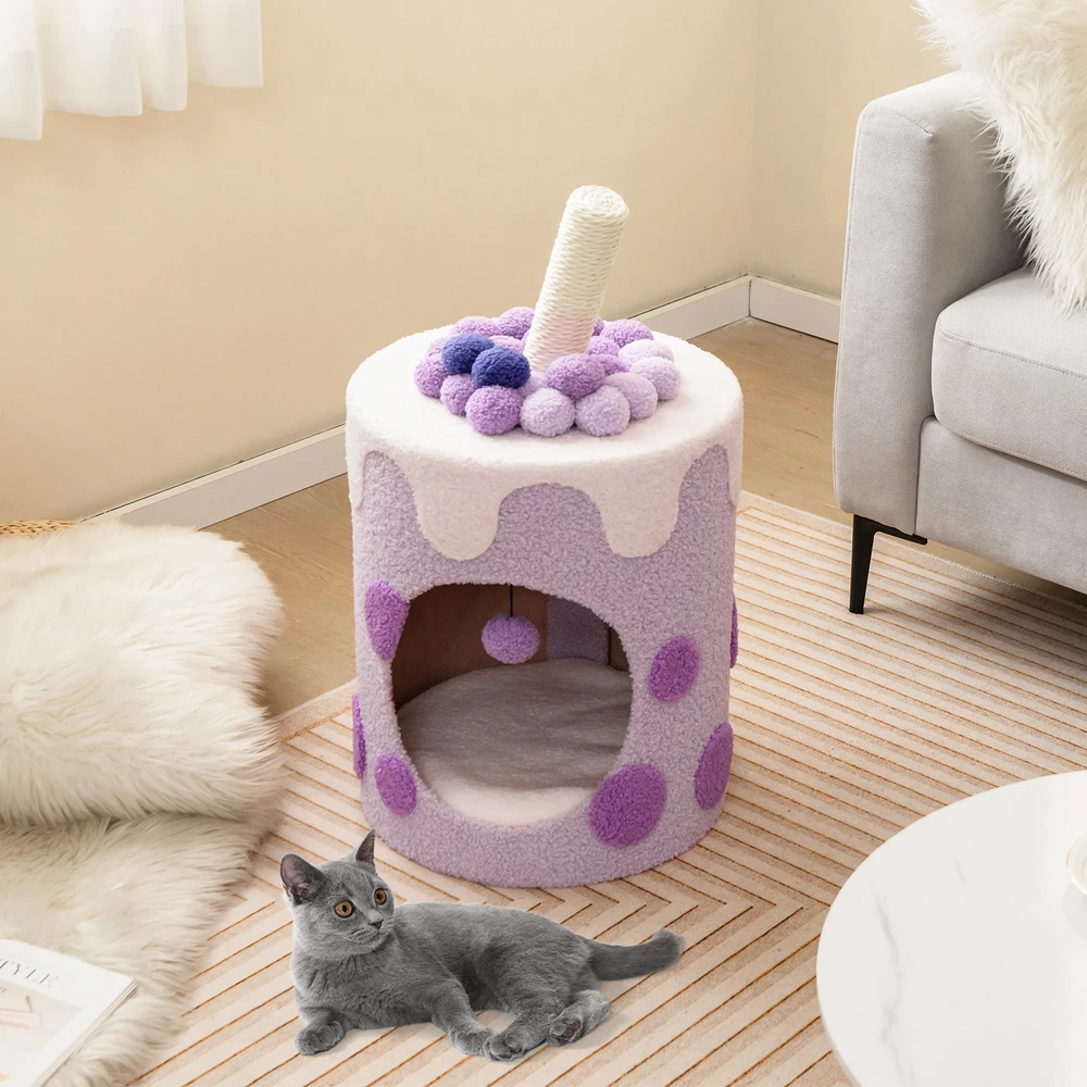 Promotion Kačių Medis Bubble Tea Violetinis