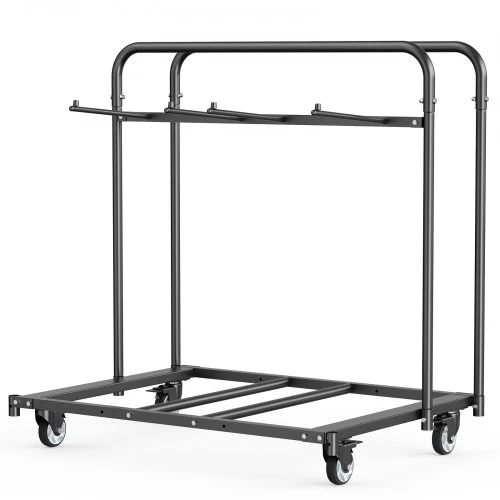VEVOR Kėdžių vežimėlis VV49, matinė juoda, 181 kg, 115 x 81 x 121 cm
