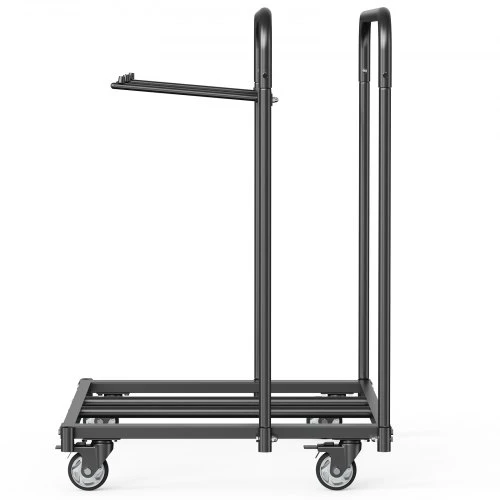 VEVOR Kėdžių vežimėlis VV49, matinė juoda, 181 kg, 115 x 81 x 121 cm