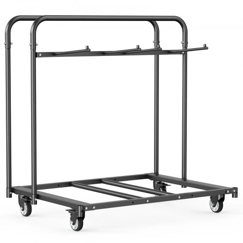 VEVOR Kėdžių vežimėlis VV49, matinė juoda, 181 kg, 115 x 81 x 121 cm