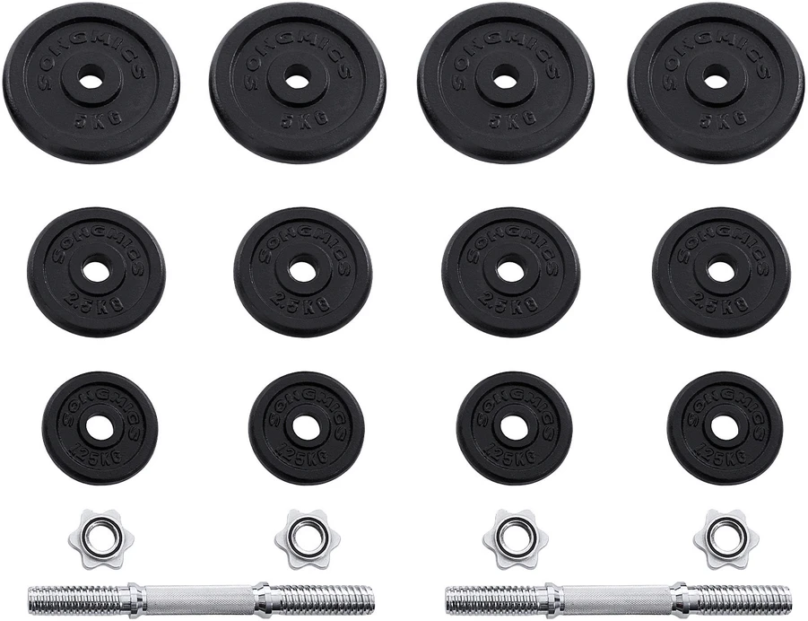 Koduva Ketaus hantelių rinkinys, 2 vnt., 40 kg, juodas