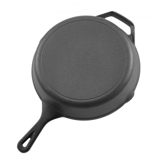 VEVOR Ketaus keptuvių rinkinys, 4 vnt., su silikoninėmis rankenomis, juodas, 155/205/260/305 mm