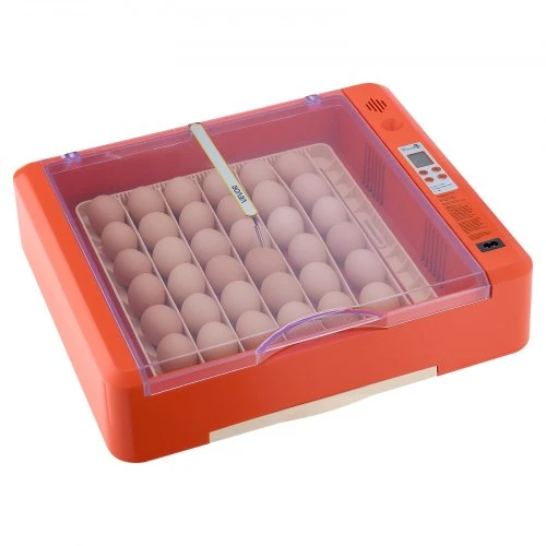 VEVOR Kiaušinių inkubatorius 36, automatinis vartytuvas, 36 kiaušiniams, ABS ir PET, 48 x 42 x 13 cm