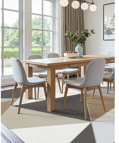 VEVOR Kilimas, 152 x 213 cm, anglies pilkas