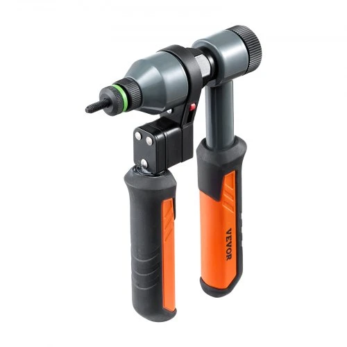 VEVOR Kniedžių veržlių įrankio rinkinys DY-8809, 21 cm, oranžinis / juodas, su 10 antgalių ir 100 veržlių