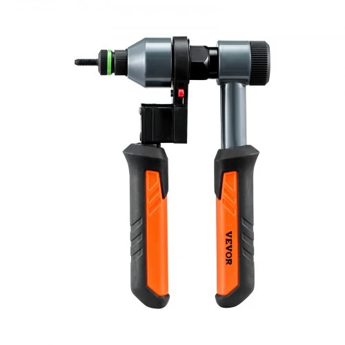 VEVOR Kniedžių veržlių įrankio rinkinys DY-8809, 21 cm, oranžinis / juodas, su 10 antgalių ir 100 veržlių