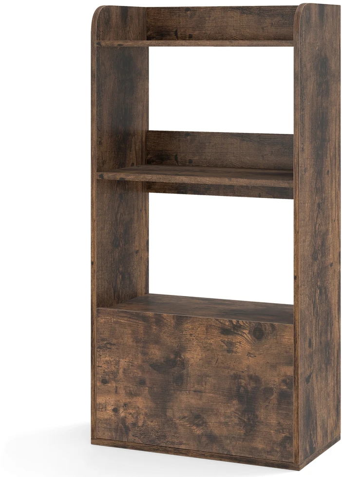 Promotion Knygų spinta su stalčiumi, 55x29x105 cm, rustiška ruda