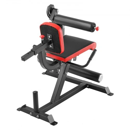 Koduva Kojų tiesimo ir lenkimo treniruoklis VEVOR UB2903A, anglinis plienas, juoda / raudona, iki 318 kg, 111 x 91 x 91 cm