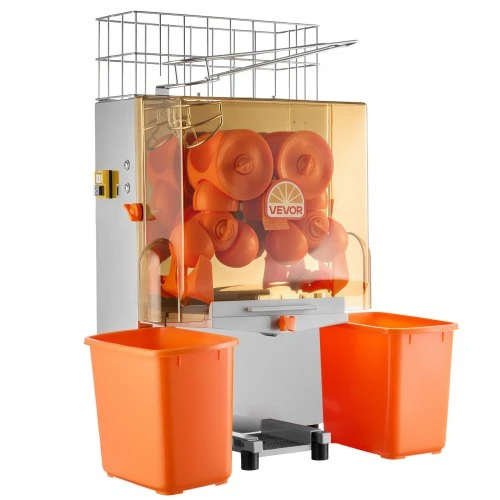 VEVOR Komercinė citrusinių vaisių sulčiaspaudė NS2000E-2, 120 W, nerūdijantis plienas, 65 x 42 x 78 cm