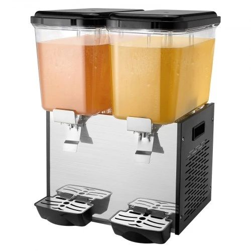Koduva Komercinis gėrimų dozatorius VEVOR, 2 x 18 l, 370 W, nerūdijantis plienas