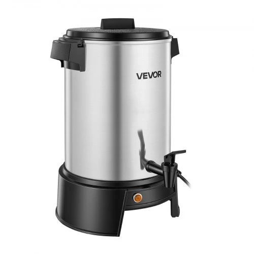 VEVOR Komercinis kavos virimo urnas, 4,5 l, 30 puodelių, aliuminis, 1190 W