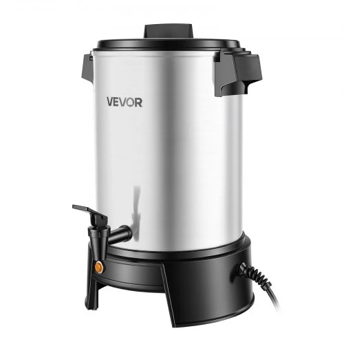 VEVOR Komercinis kavos virimo urnas, 4,5 l, 30 puodelių, aliuminis, 1190 W