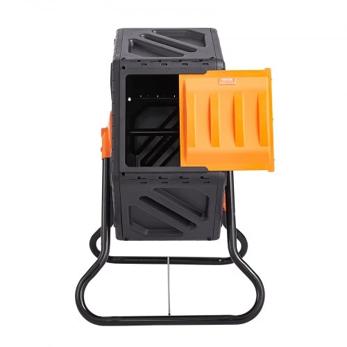 VEVOR Kompostavimo būgnas, 70 l, su viena sukama kamera ir plieniniu rėmu, 61 x 51 x 73 cm