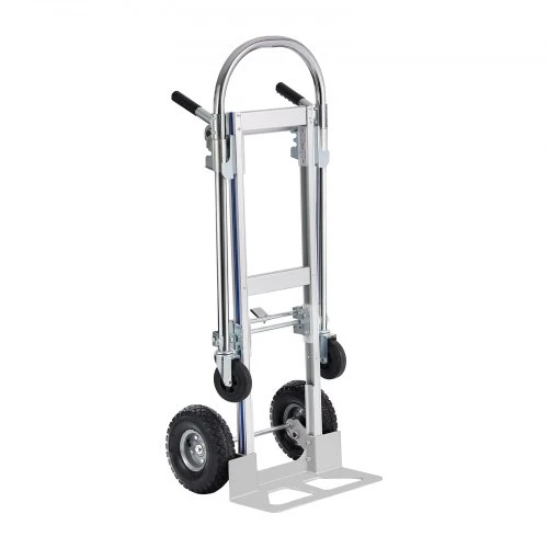 Koduva Konvertuojamas rankinis vežimėlis VEVOR FHT250A, 2 in 1, aliuminio lydinys ir anglinis plienas, iki 363 kg
