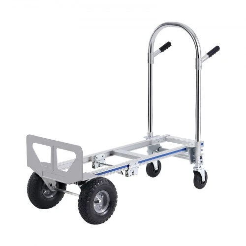 Koduva Konvertuojamas rankinis vežimėlis VEVOR FHT250A, 2 in 1, aliuminio lydinys ir anglinis plienas, iki 363 kg