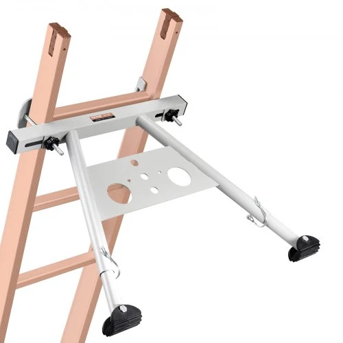 VEVOR Kopėčių stabilizatorius KH-WD04, anglinis plienas, matinė sidabro spalva, 82 x 71 x 6 cm, iki 150 kg