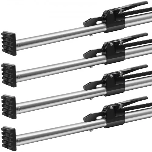 VEVOR Krovinių fiksavimo strypai CB1203S, plieniniai, reguliuojami 226-264 cm, iki 140 kg, 4 vnt.