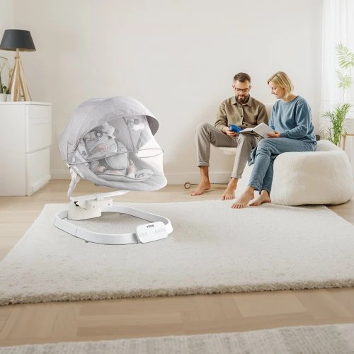 VEVOR Kūdikių sūpynės BB501K, 3 greičiai, 3 sėdynės padėtys, 73 x 54 x 40-63 cm