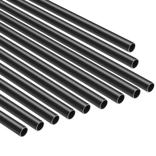 VEVOR Laiptų baliustrai, 51 vnt., aliuminis, juodi, Ø19 x 91 cm
