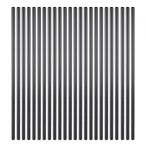 VEVOR Laiptų baliustrai, aliuminis, matinė juoda, 51 vnt., Ø19 mm x 81 cm