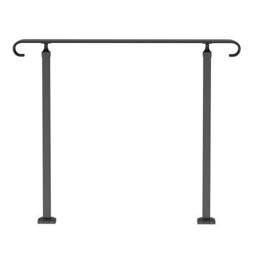 Koduva Lauko laiptų turėklas VEVOR, kaltinė geležis, juodas, 2–3 pakopoms, 97 cm