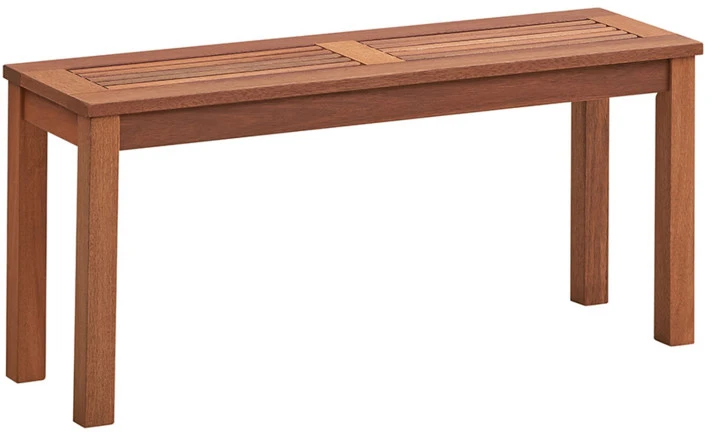 Promotion Lauko suolas, 2 vnt. rinkinys, 2 vietų, rudas, eglės mediena, 100 x 31 x 47 cm