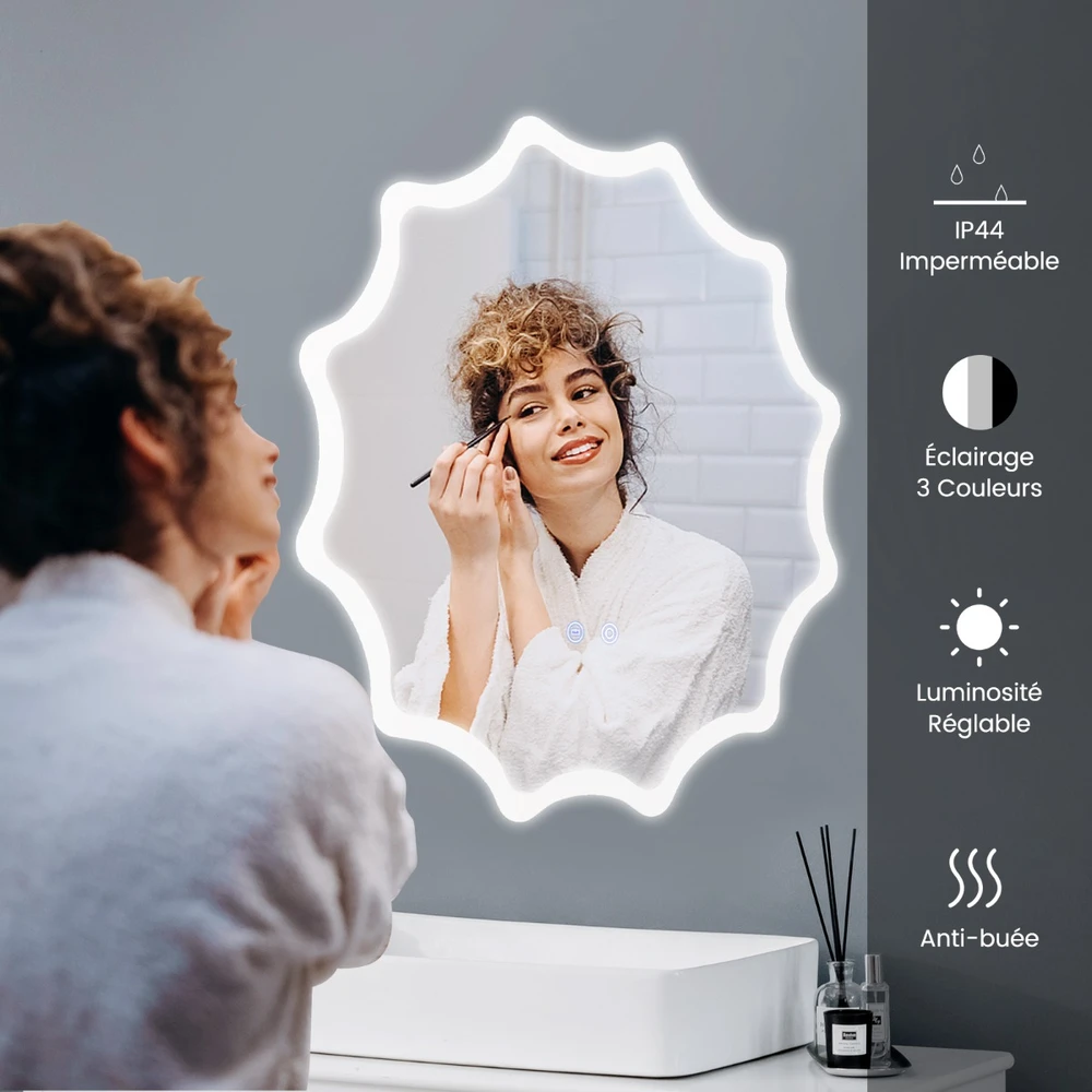 Promotion LED vonios veidrodis 60x60 cm RTBA7835DE-SL