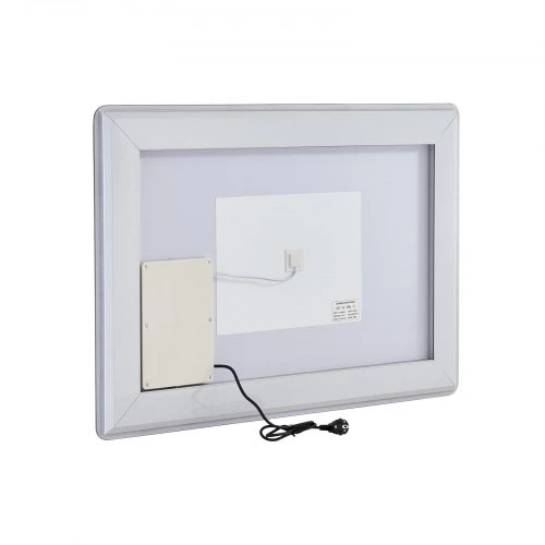 VEVOR LED vonios veidrodis MRH, sieninis, 70 x 100 cm