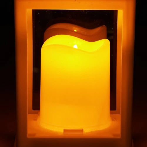 VEVOR LED žibintų rinkinys, 12 vnt., baltas, plastikas ir grūdintas stiklas, 105 x 105 x 240 mm