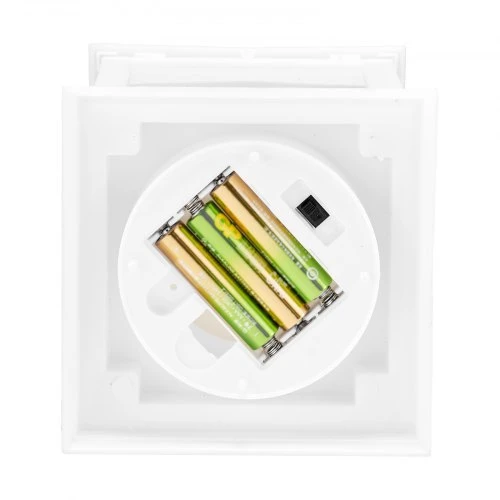 VEVOR LED žibintų rinkinys, 12 vnt., baltas, plastikas ir grūdintas stiklas, 105 x 105 x 240 mm
