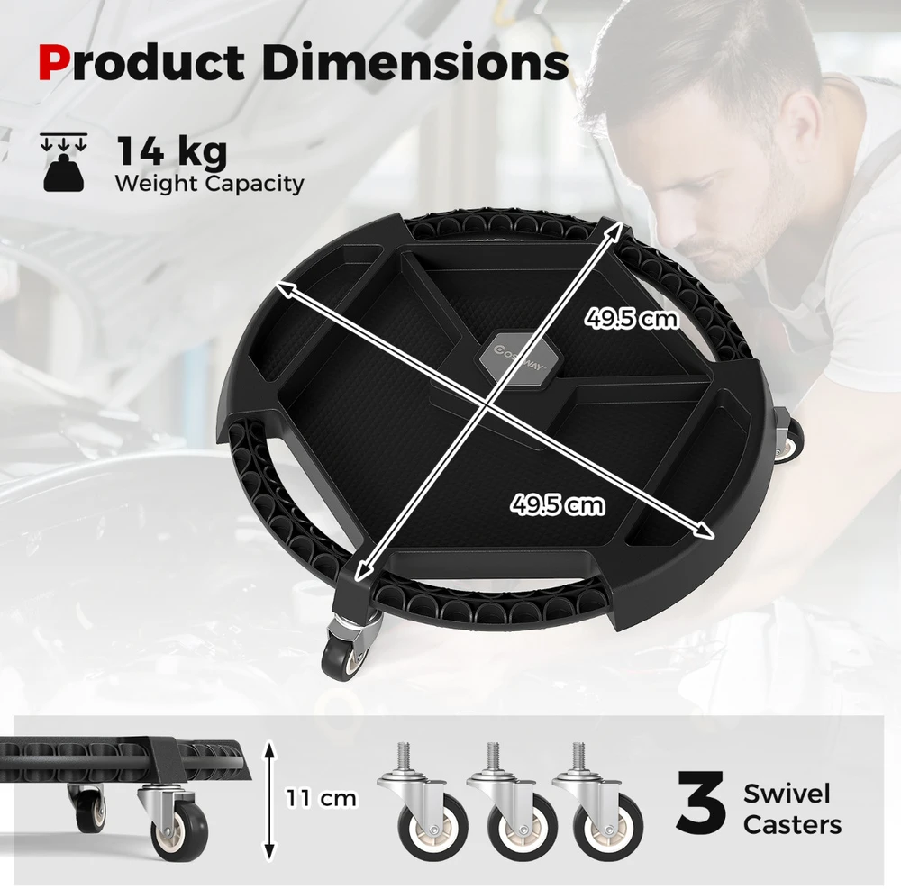 Promotion Lengvas konstrukcijos vežimėlis 4 skyreliai, 14kg
