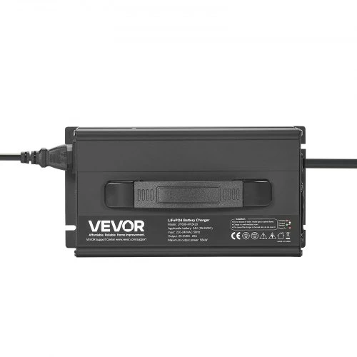 VEVOR LiFePO4 akumuliatoriaus įkroviklis UY600-HF2420, 24 V, 20 A, 29,2 V, su Anderson jungtimi