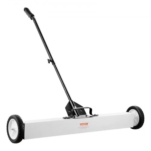 VEVOR Magnetinė šluota su ratukais ir teleskopiniu magnetiniu surinkimo įrankiu, 91 cm, iki 24,9kg