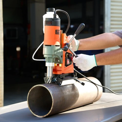 Koduva Magnetinės gręžimo staklės VEVOR MD-50E, 1400 W, 50 mm, 0–850 aps./min., su 6 karūniniais grąžtais