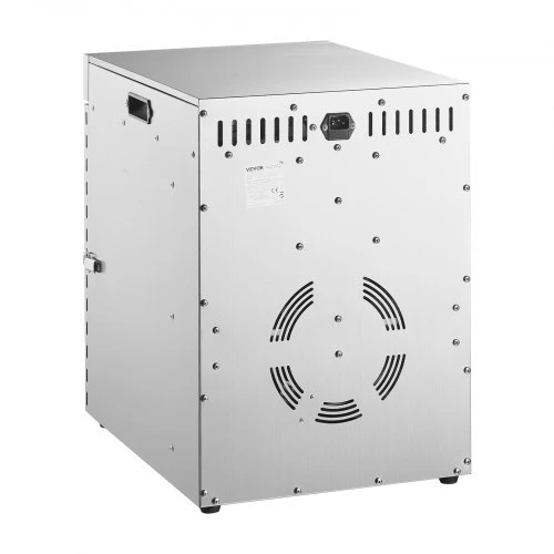 VEVOR Maisto džiovyklė H12-CX001, 12 nerūdijančiojo plieno padėklų, 800 W, 45,5 l